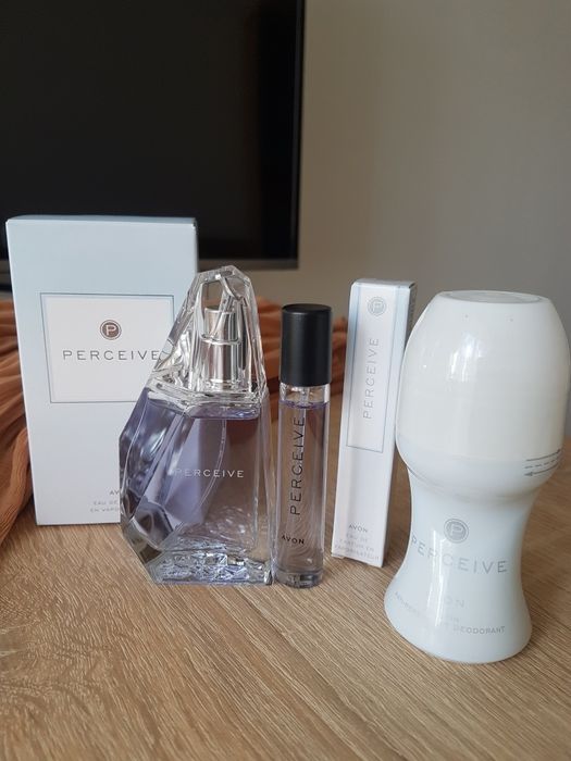 Zestaw Perceive dla Niej Avon 3 kosmetyków nowy