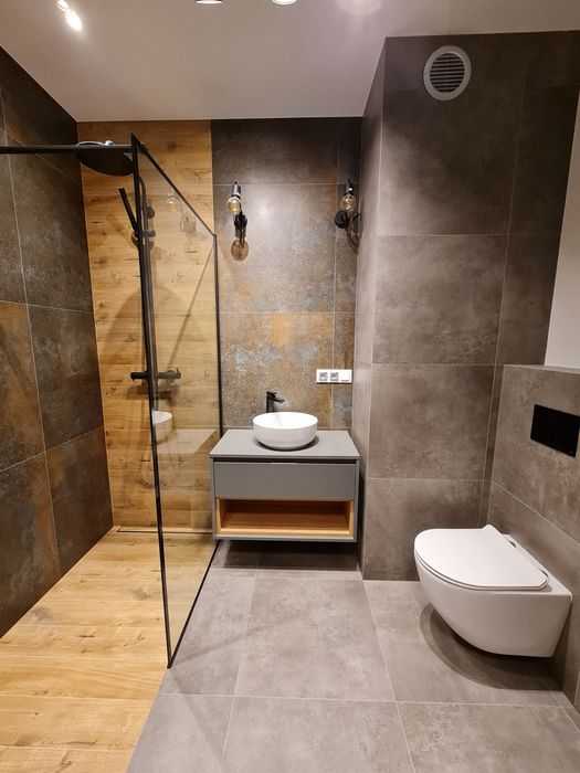 Remonty i wykonczenia łazienek, układanie płytek