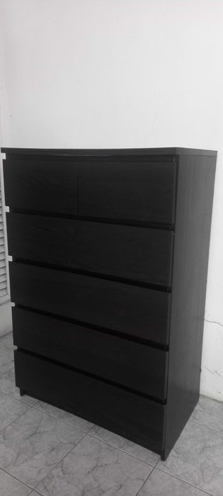 Camiseiro Malm Ikea 6 gavetas