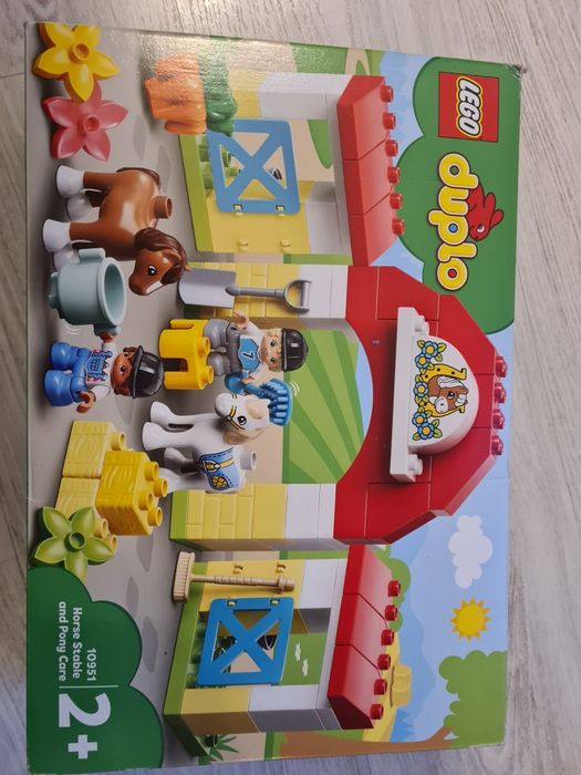 Lego duplo 10951 stajnia konie 2+ horse