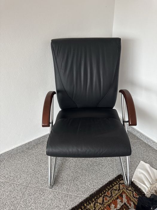 Conjunto de 5 cadeirões de escritório