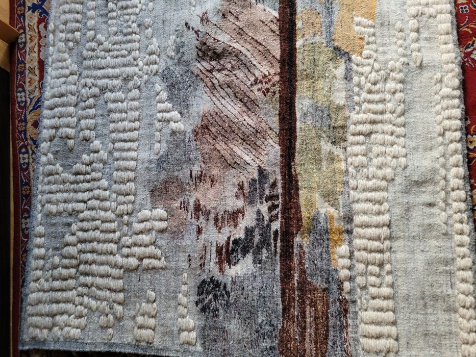 J.Owidzka dzieło unikat"Przedwiosnie" gobelin  sygnowany kilim Wysyłka