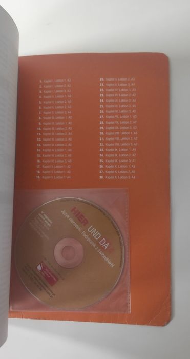 Książki do niemieckiego (Kompass 3, und so weiter, aha!, Hier und da)