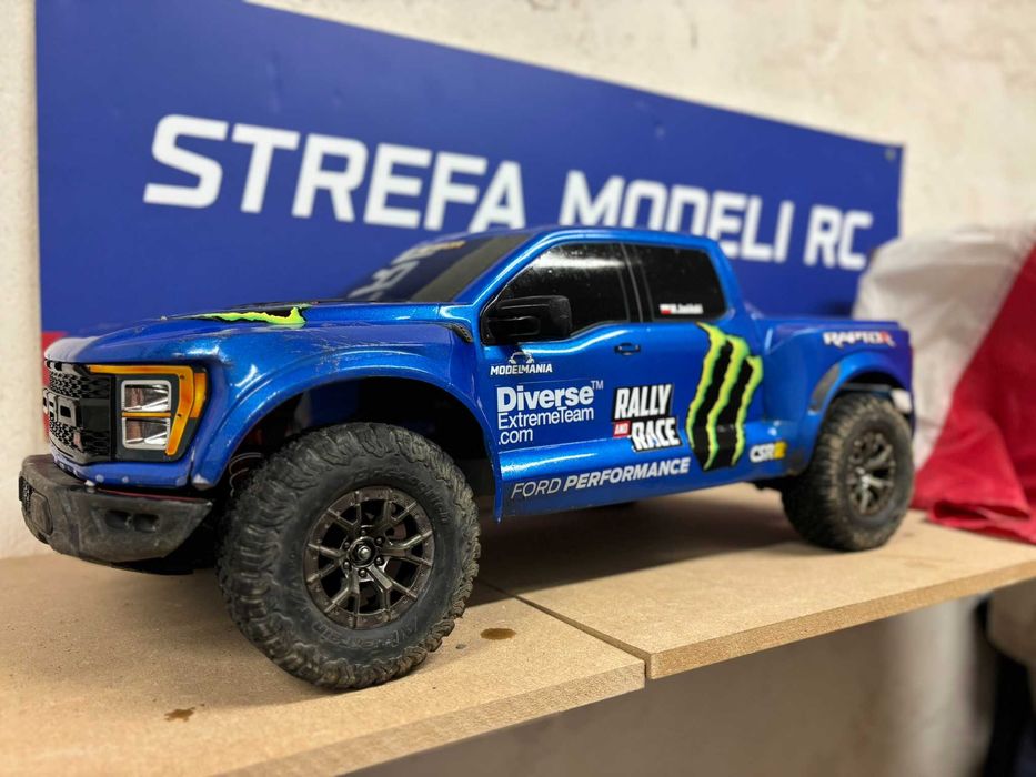 Autko zdalnie sterowane Traxxas Ford F-150 RaptorR 4x4 używany