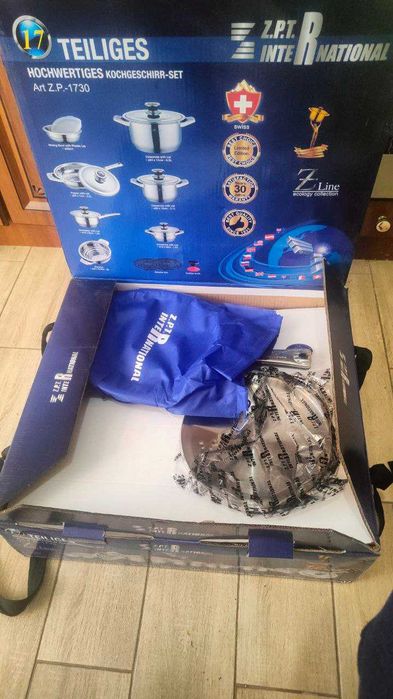 Набір посуду з нержавіючої сталі teiliges zp 1730: 6 000 грн