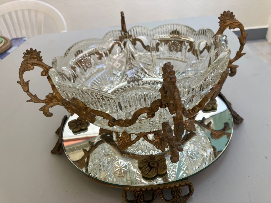 Fruteira em cristal ano 1968
