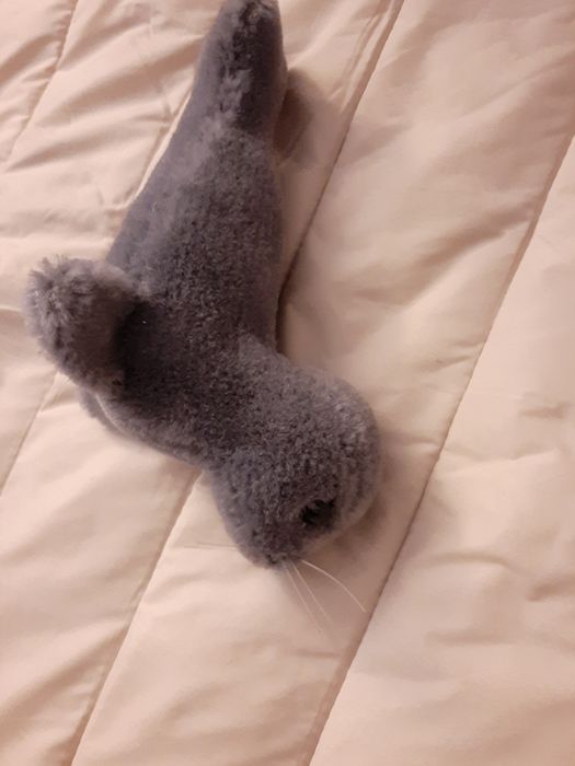 Foca Bebé Vintage 100% lã - anos 80