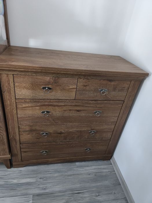 Jak Nowa. Komoda BRW Patras kolor brązowa Dąb April