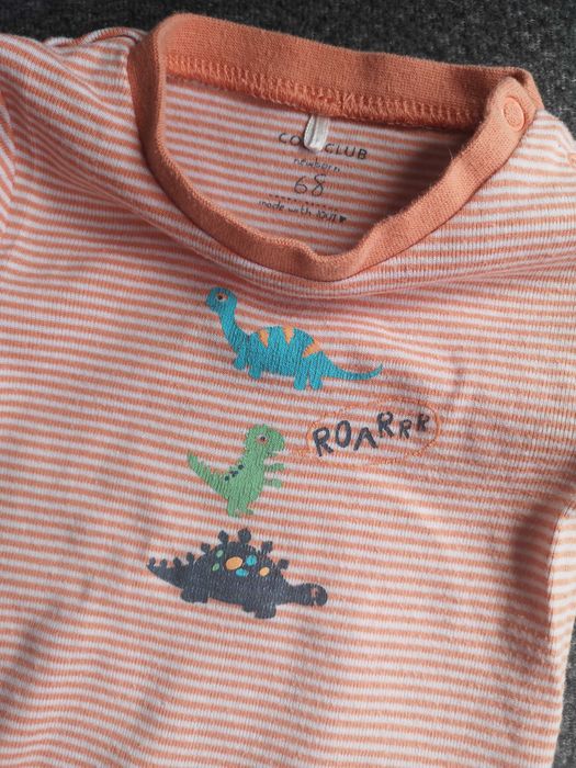 Zestaw niemowlęcy body + spodenki 62/68 C&A Cool Club