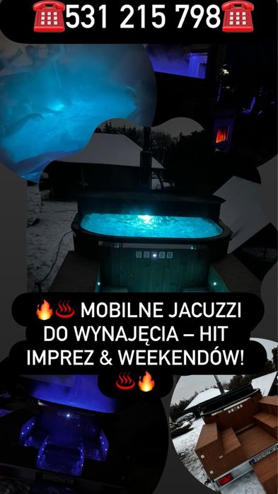 Mobilne Jacuzzi Balia Spa Wynajem