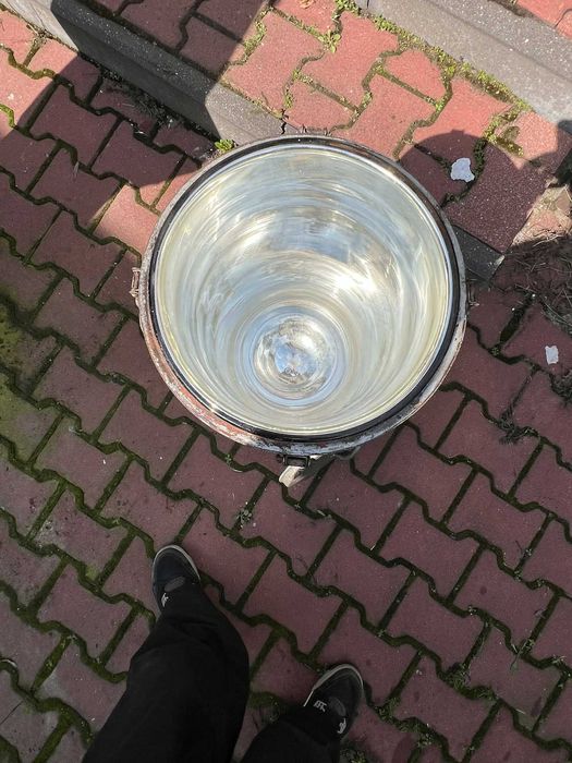 Solidny termos do lodów retro – średnica 25 cm, głębokość 65 cm