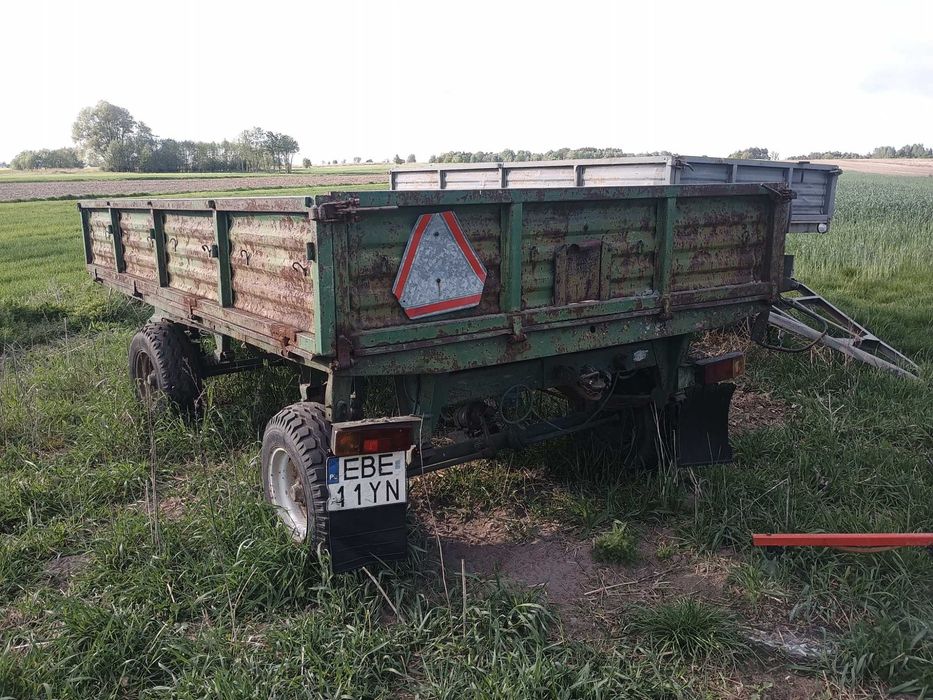 Przyczepa d46 i maszyny