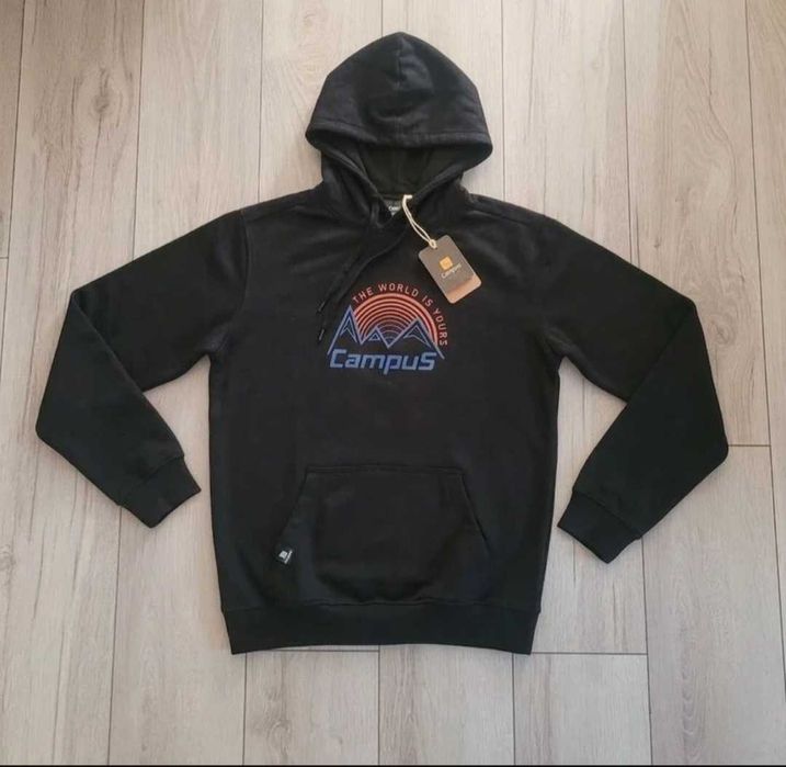 Bluza Campus Essential The World is Yours Hoodie Streetwear outdoor