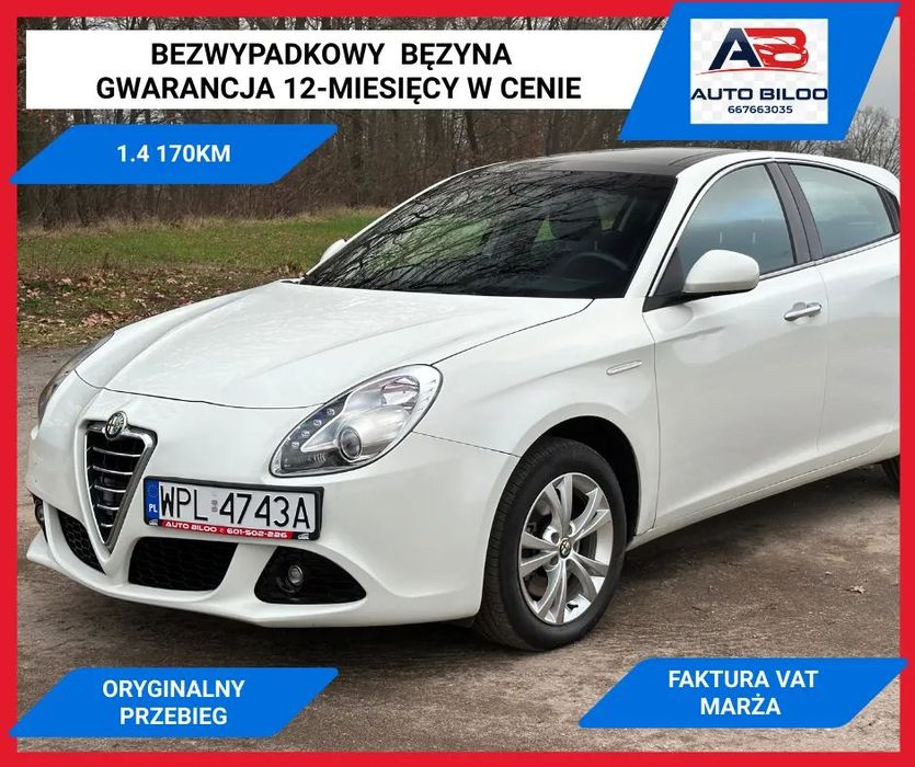 Alfa Romeo Giulietta Alfa GIULIETTA 1.4T 170 Km Navi Panorama Zarejestrowany Kredyt