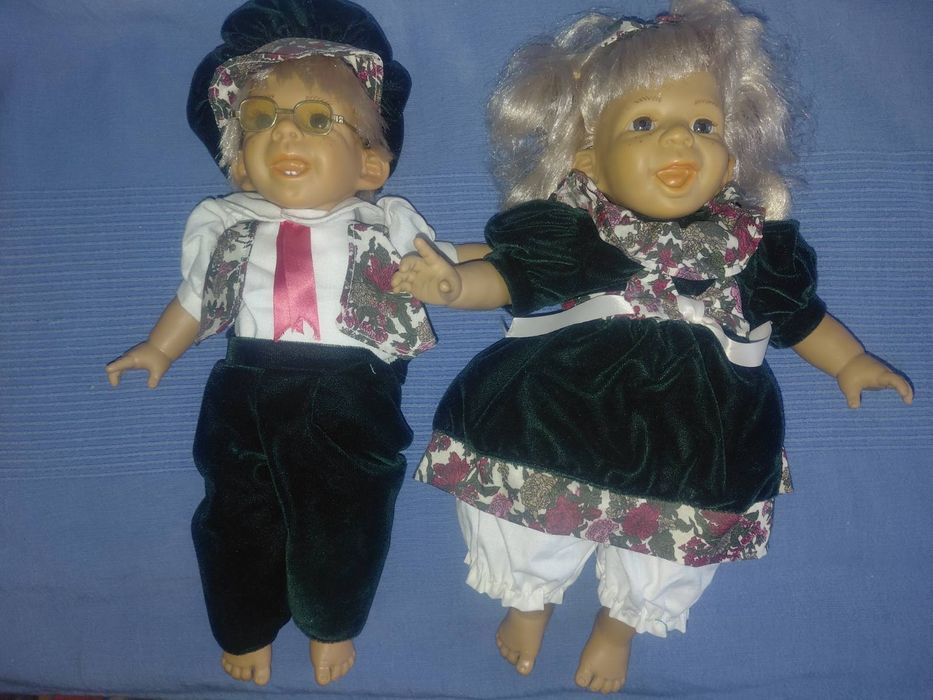 Колекція вінтажних характерних ляльок.Іспанія