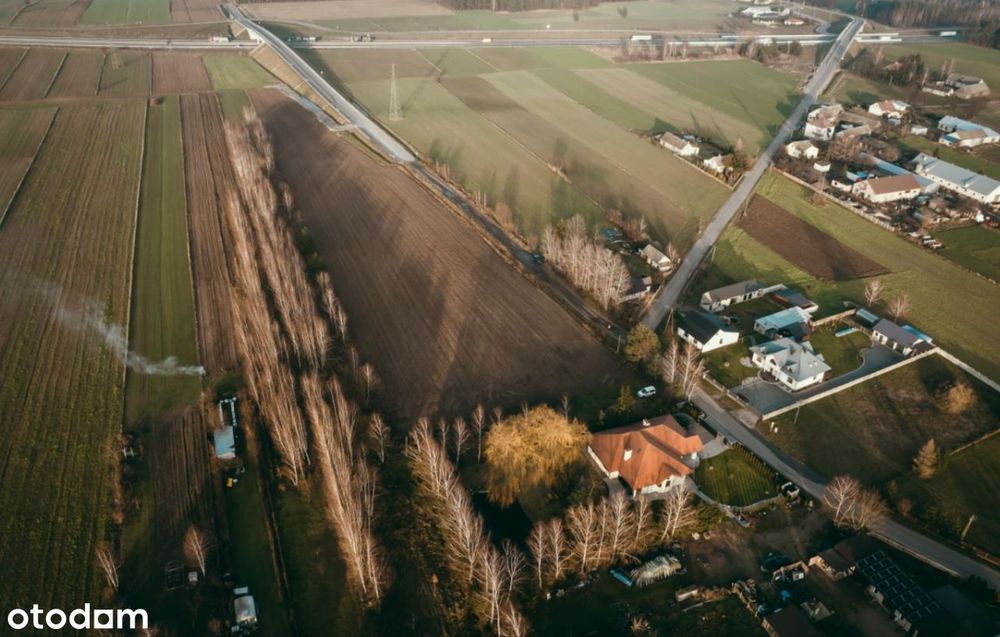 Działka do przekształcenia przy S61, w połowie strefa wielofunkcyjna