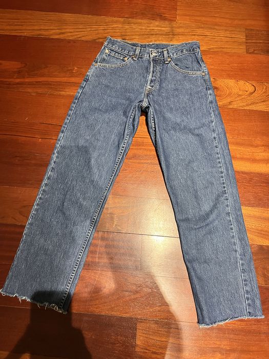 Levis damskie jeansy 502 wysoki stan niebieskie 30/34 jak nowe