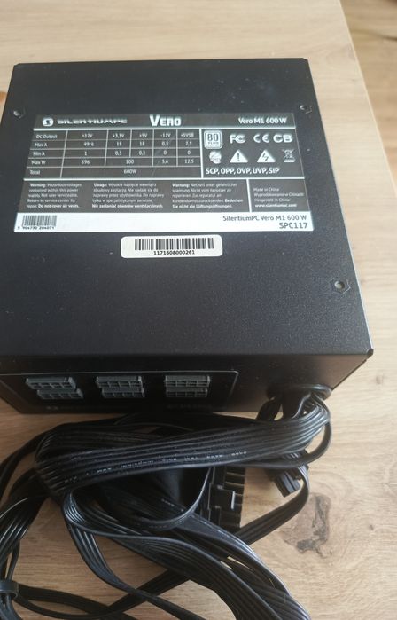 Zasilacz 600W Silentium Vero