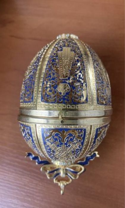 Яйце фаберже позолота