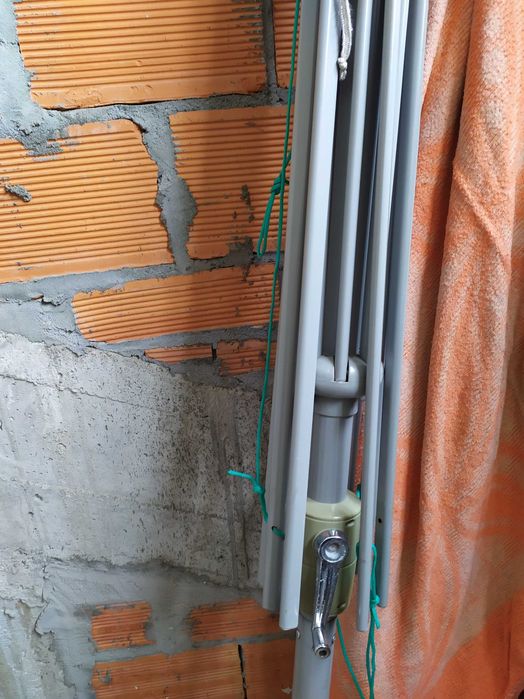 Estrutura Guarda-Sol Em Alumínio 400cm