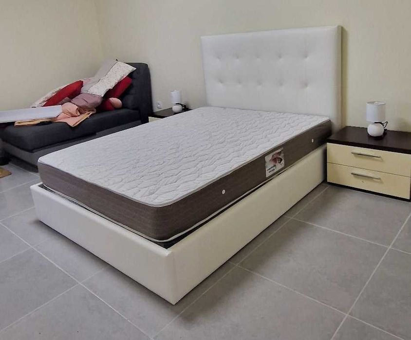 Camas de Casal Estofadas de Luxo 199€ Disp. em Várias Cores! 190x140m!