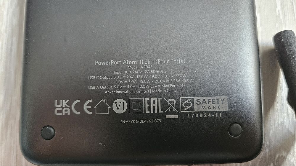Ładowarka Anker 65W PowerPort Atom III Slim