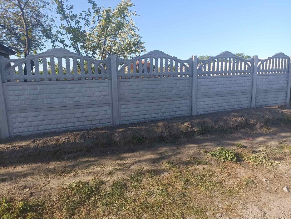 ДЕШЕВЫЙ забор - Бетонный забор Секційний паркан під ключ