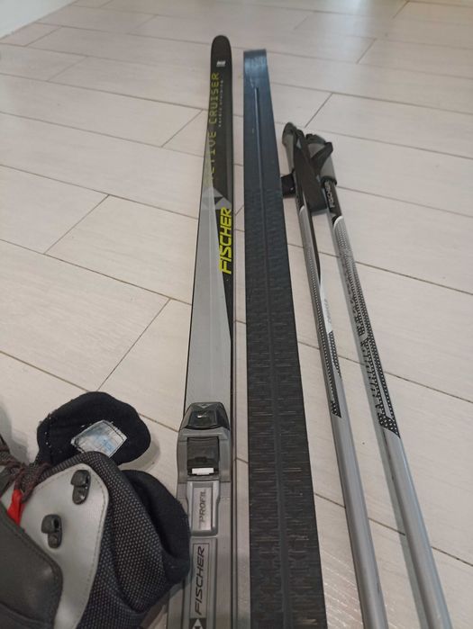 Zestaw narty biegowe + buty + kije