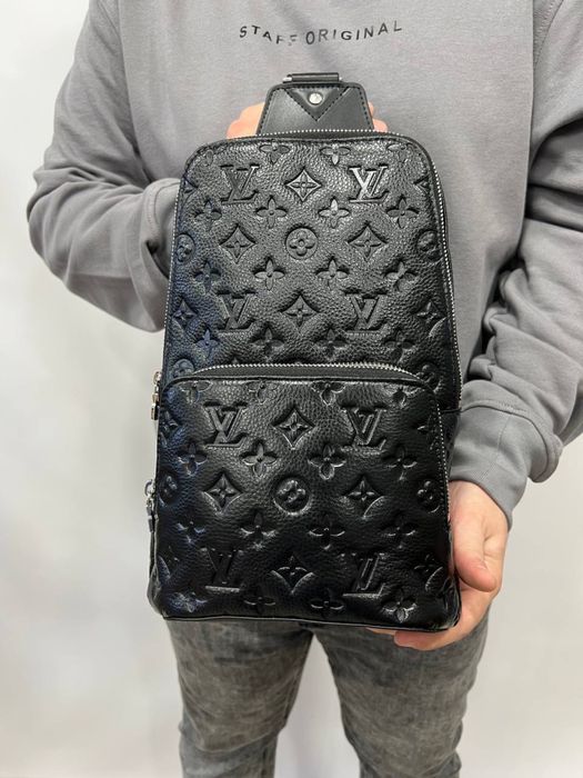 Мужская сумка слинг луи витон/ Чоловіча сумка через плече слінг louis vuitton