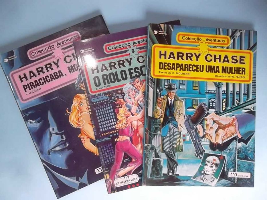 Harry Chase - por Moliterni & Fahrer - 3 volumes Meribérica.