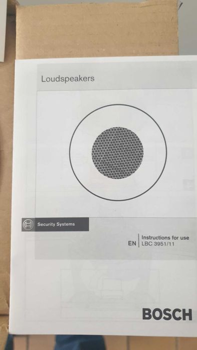 Colunas Som BOSCH de embutir LBC