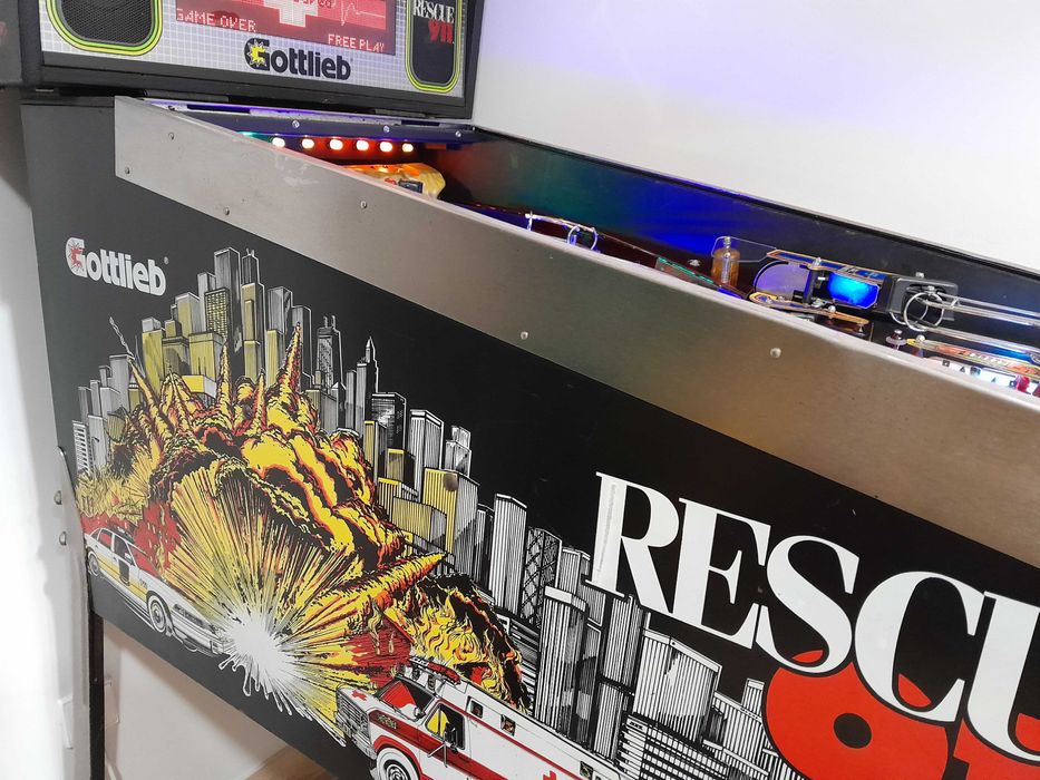 Pinball / Flippers GOTTLIEB Rescue 911 - Apenas TROCA !