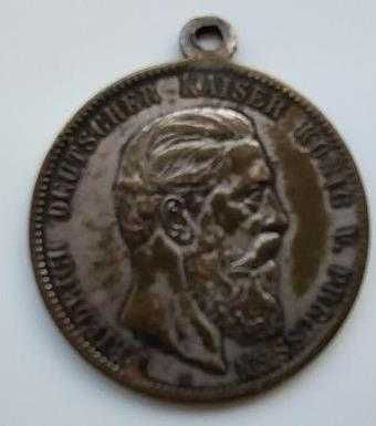 Знак Пруссия 1888 Память короля Фридриха Оригинал