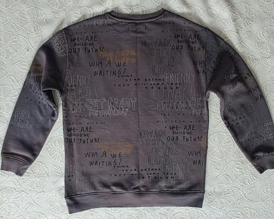 Sweatshirt cinzenta tam 11-12 anos, Zara