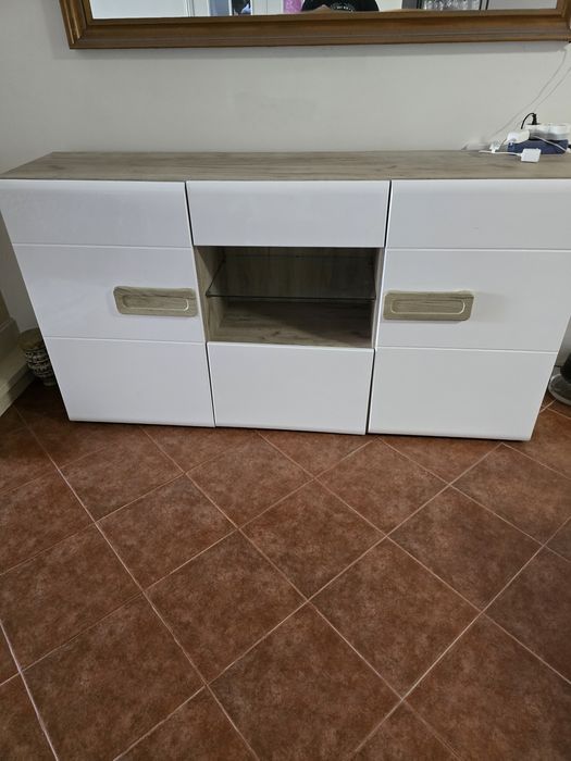 Mesa de sala jantar e conjunto de sala