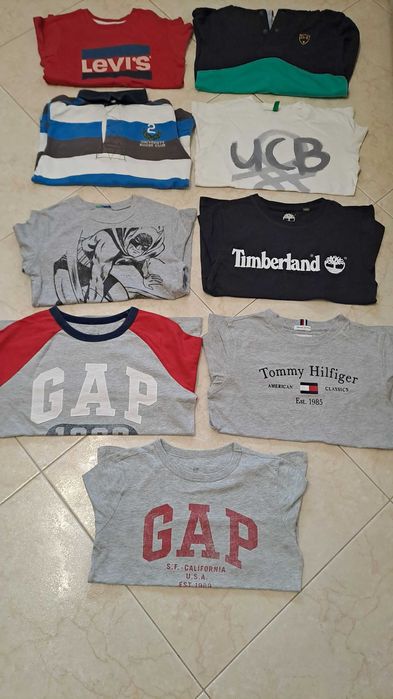 Roupa de menino 5-8 anos