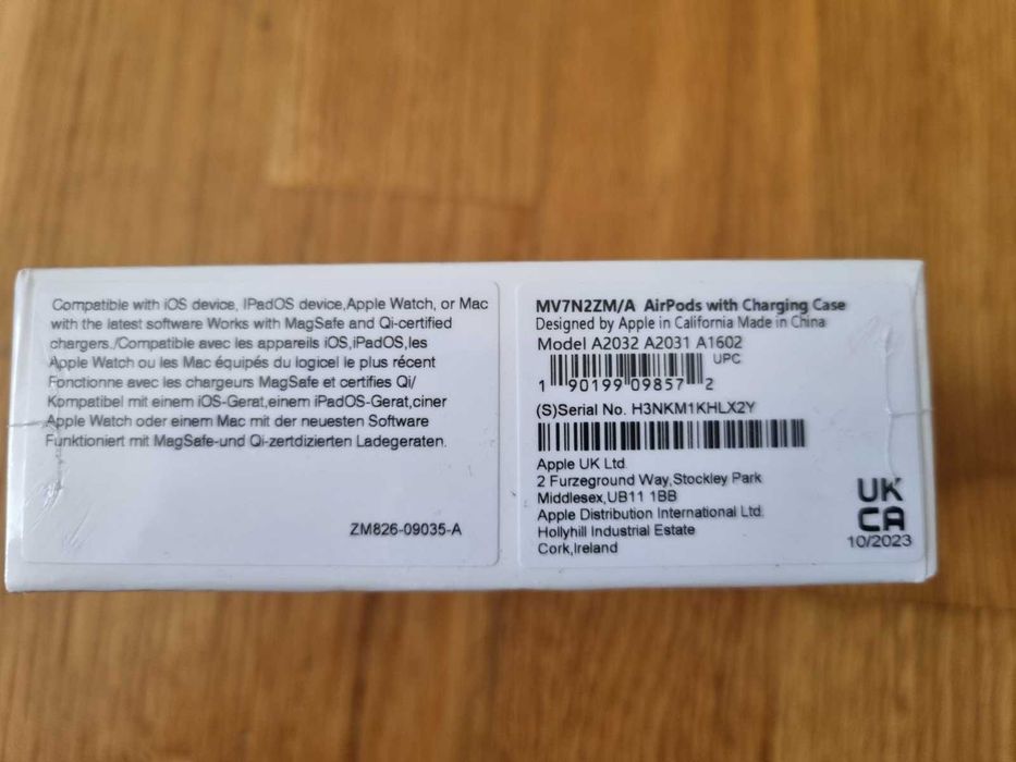 Навушники Apple AirPods 2 Wireless Charging Bleutooth Гарнітура