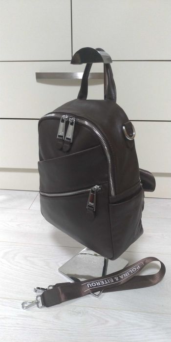 Кожаный рюкзак Polina & Eiterou