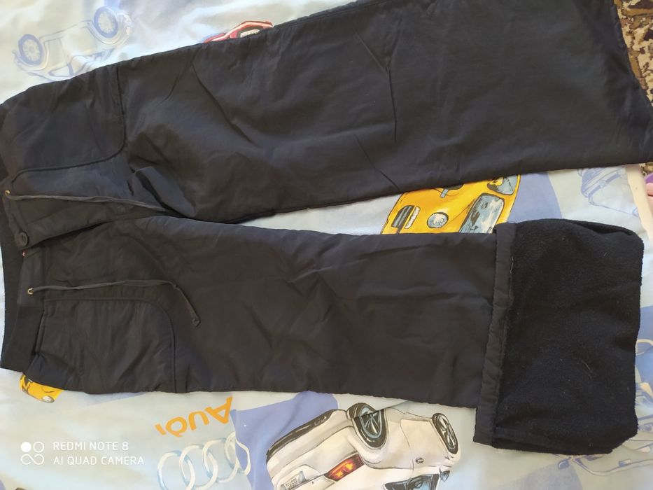 Штаны зимние на флисе, лыжные