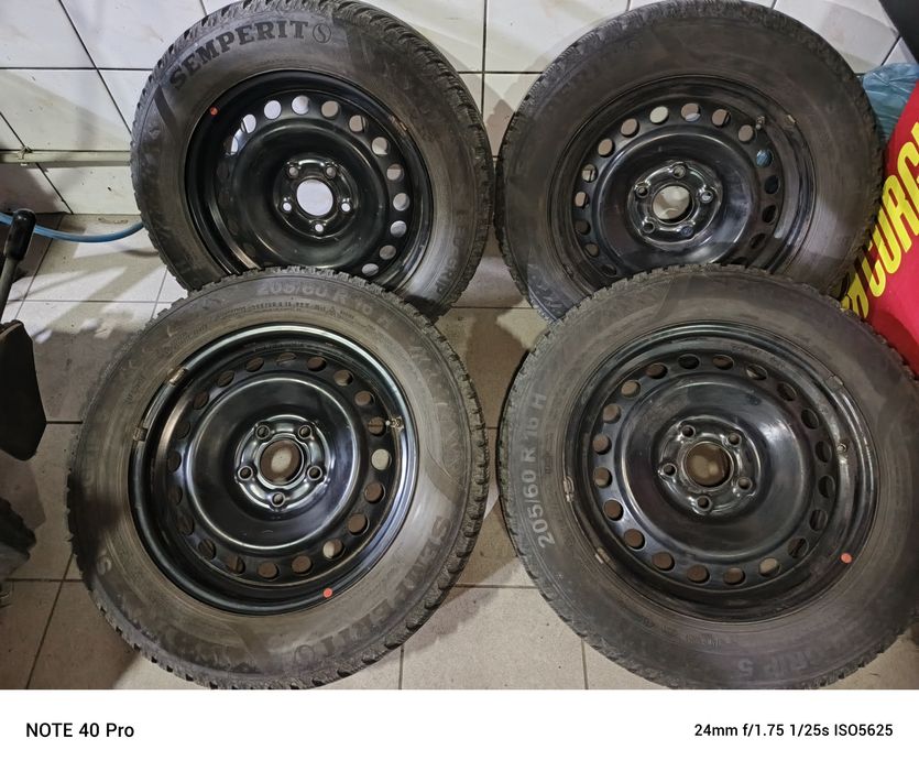 Opony Zimowe Hyundai Kona | Semperit 205/60 R16 | TPMS | Jak NOWE