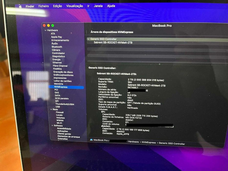 Macbook Pro 15" A1398 i7-4980HQ 16GB RAM 2TB SSD