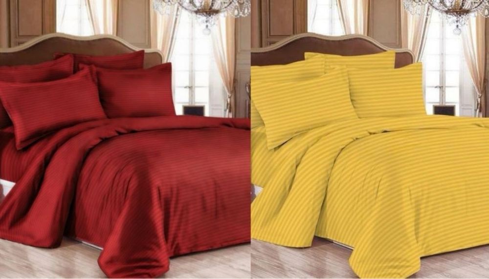 Страйп сатин 240 Lux однотонний,Тканина оптом