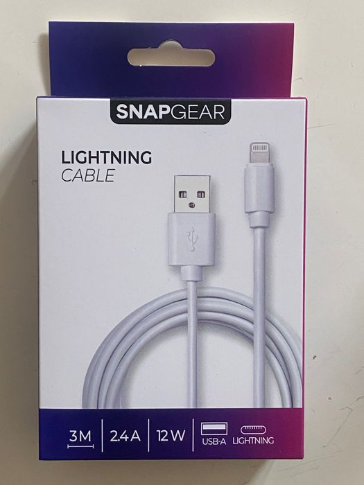 Caregador iPhone de 3 metros