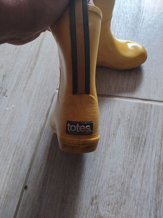 Żółte kalosze,  rozmiar 25