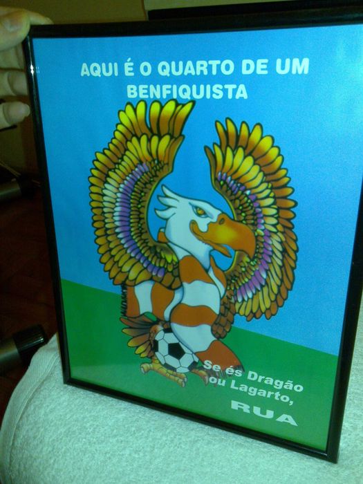 benfica (quadro - moldura)