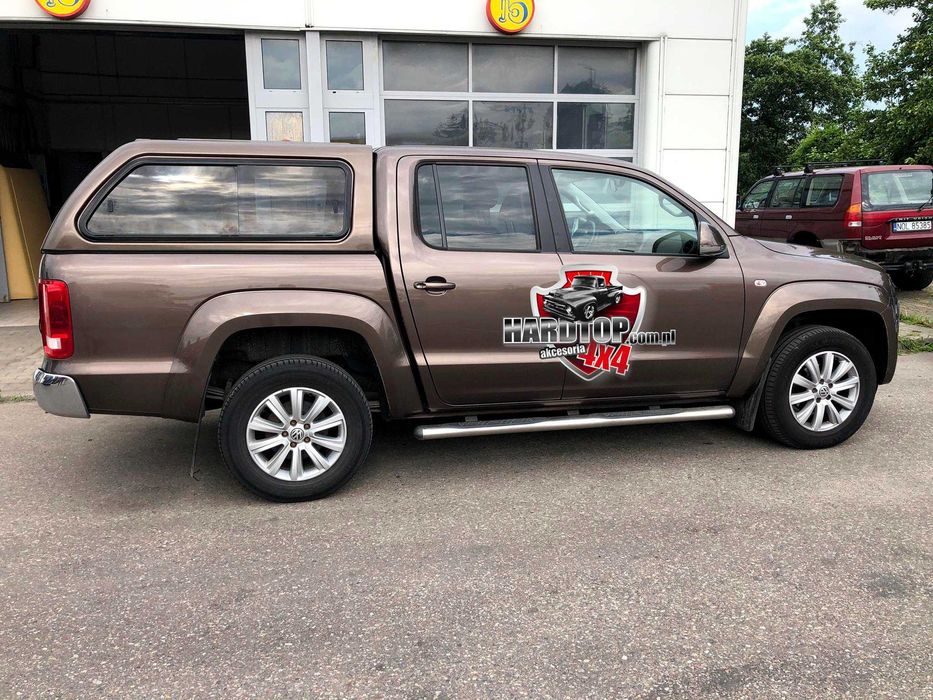 Zabudowa Hardtop Volkswagen Amarok Relingi na pakę Klapy