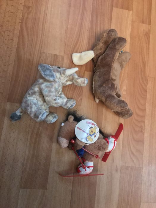 Мягкие игрушки Слона,Собаки