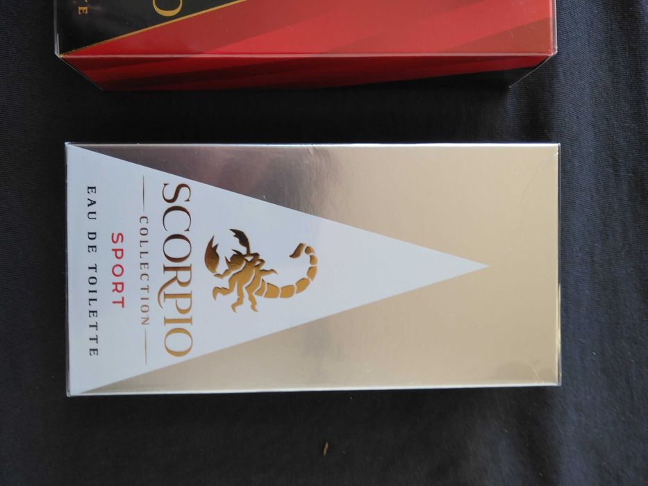 Perfumes scorpio Gold, Rouge e Sport