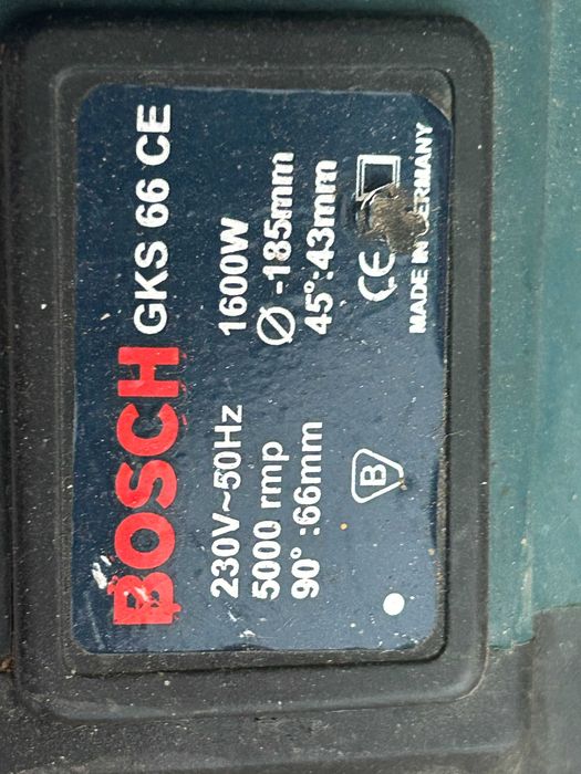 Pilarka Tarczowa Bosch GKS 66 CE Professional 1600W | Made in Germany