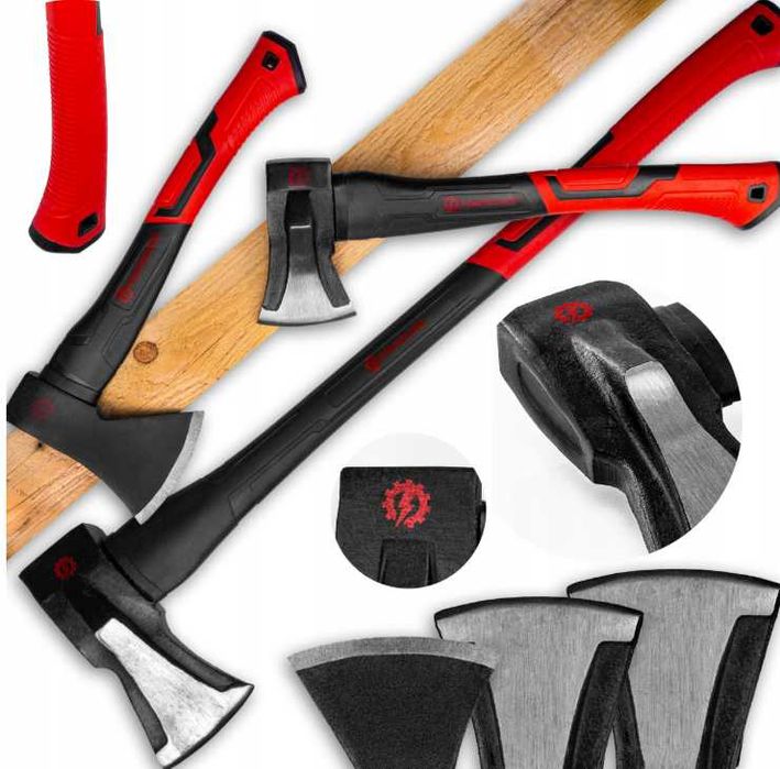 Siekiera rozłupująca Zestaw siekier do łupania 3 szt
